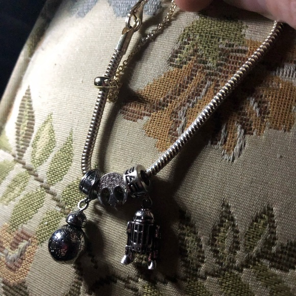 💫Rare Sterling Silver Star Wars Charm Bracelet- 598 $65 or $50 w/offer - Picture 5 of 14